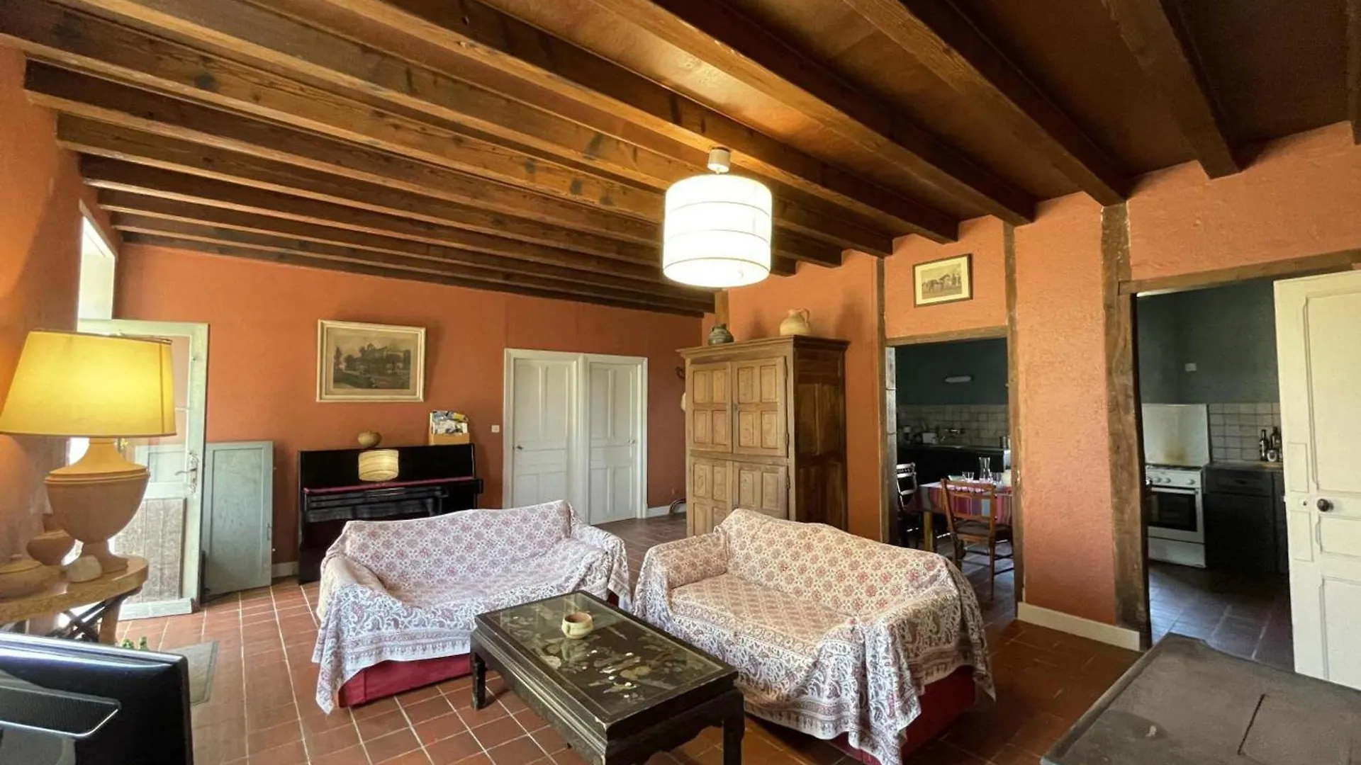 Grande Ferme Avec Piscine Privative Et Jardin, Proche Etang, Chappes - Fr-1-489-90 빌라