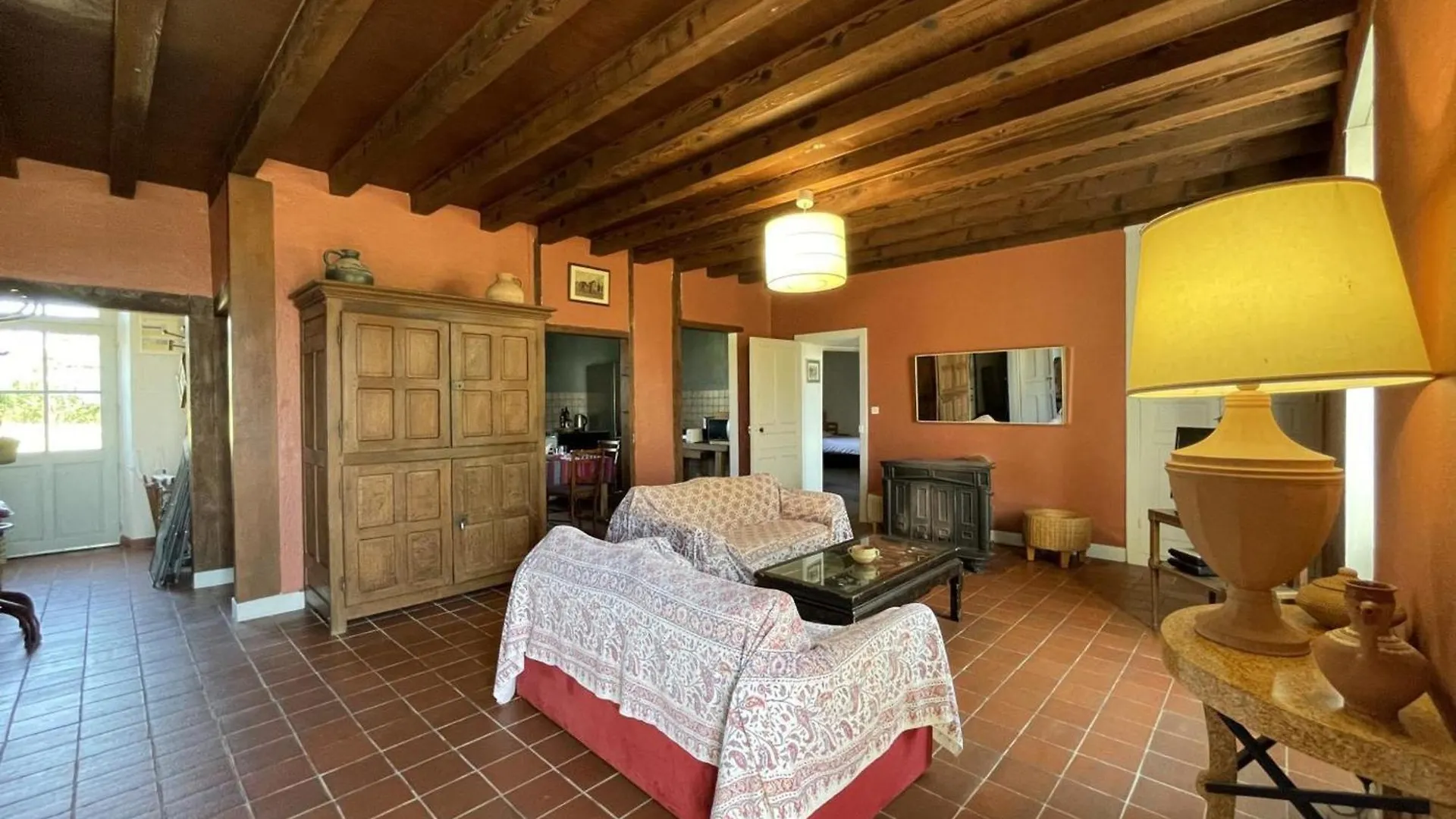 Grande Ferme Avec Piscine Privative Et Jardin, Proche Etang, Chappes - Fr-1-489-90 빌라